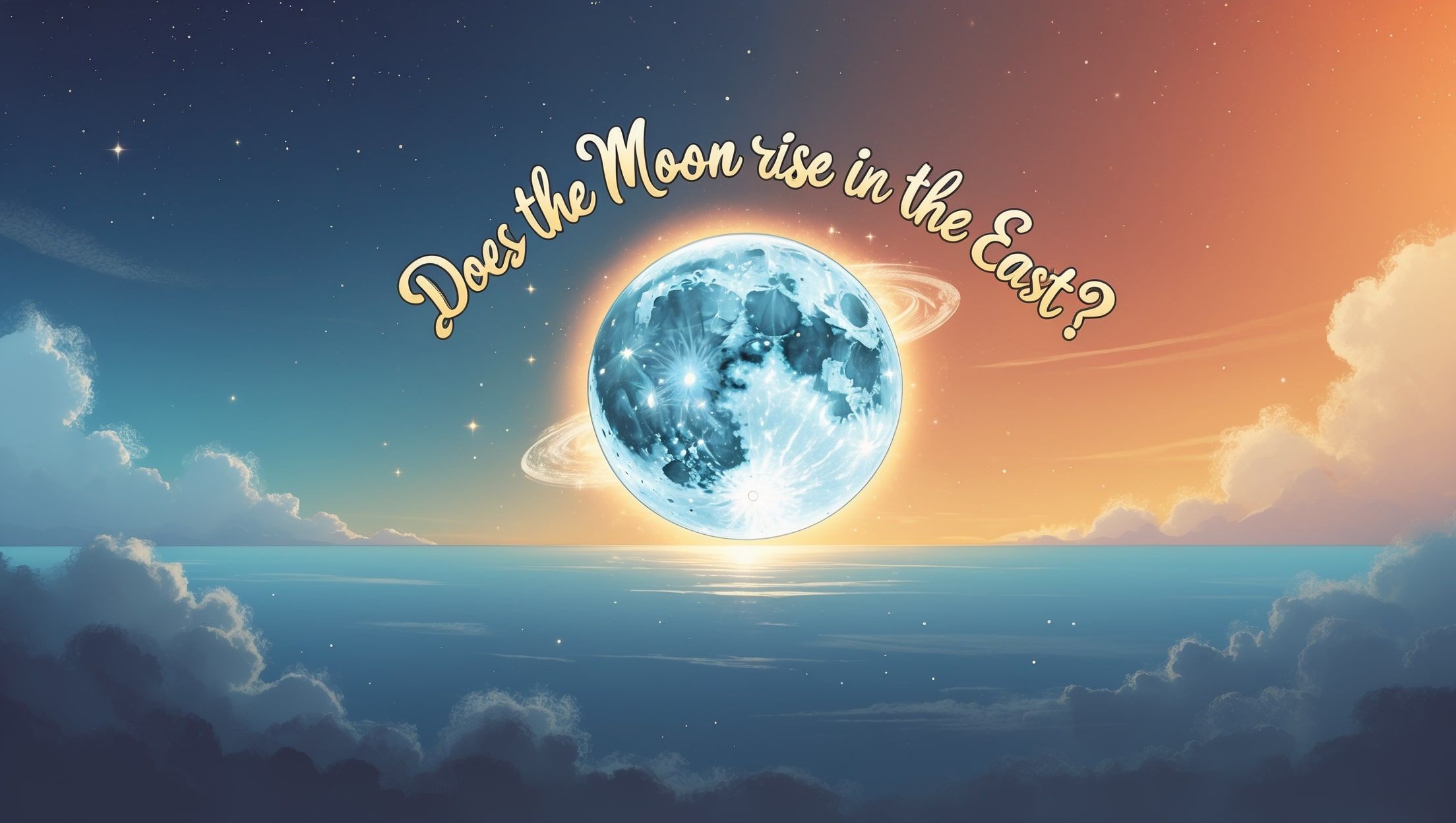 চাঁদ কি পূর্ব দিক থেকে ওঠে?