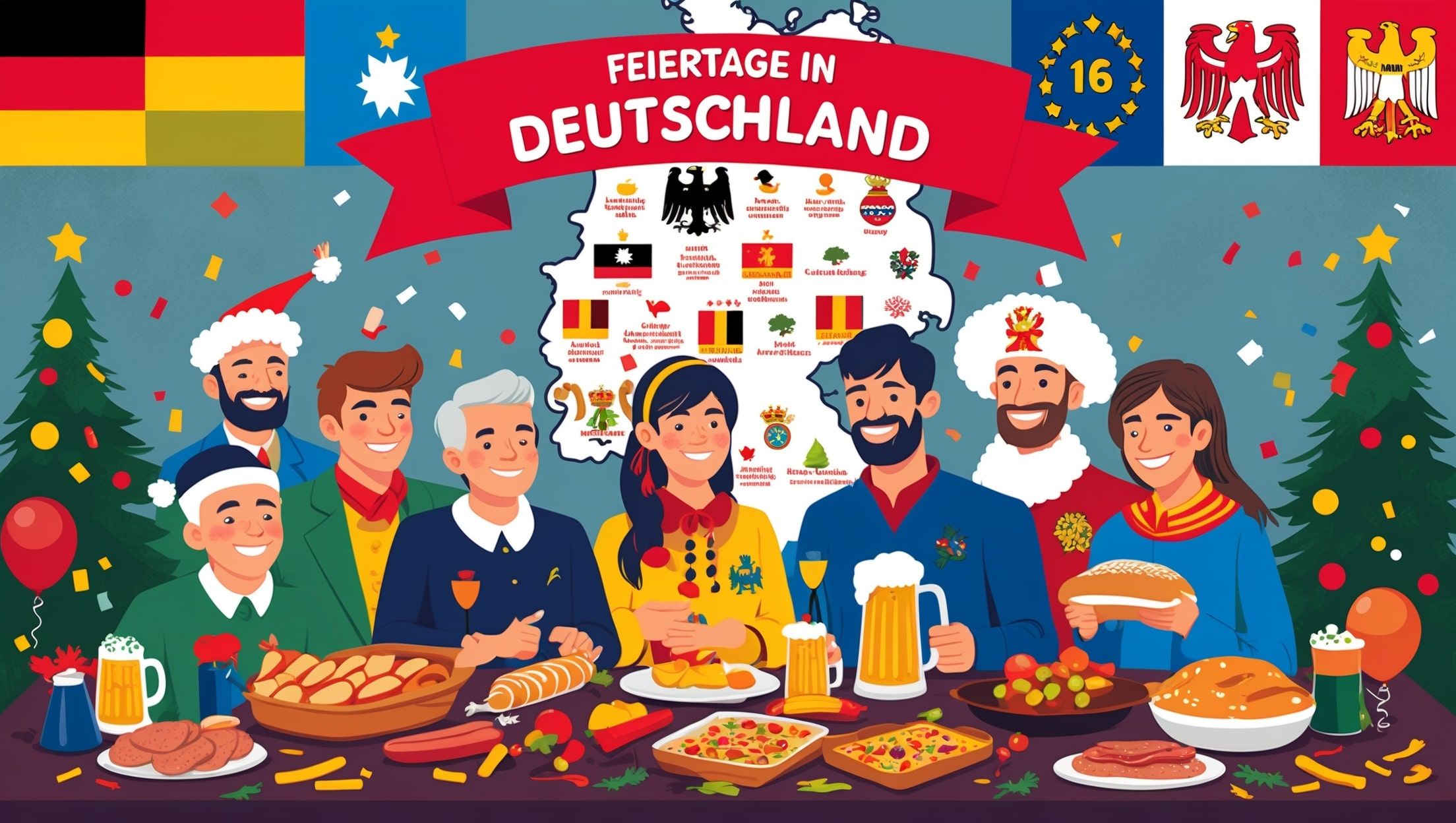 জার্মানিতে কতটি জাতীয় ছুটি রয়েছে, এবং এটি রাজ্যভেদে কেন পরিবর্তিত হয়?